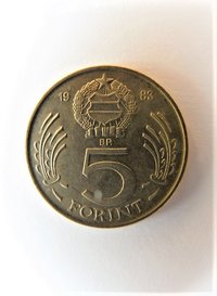 Fém pénz - 5 forint