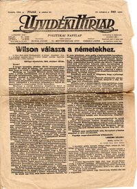 Újvidéki Hírlap folyóirat 9. évf. 242. sz. 1918.10.25.